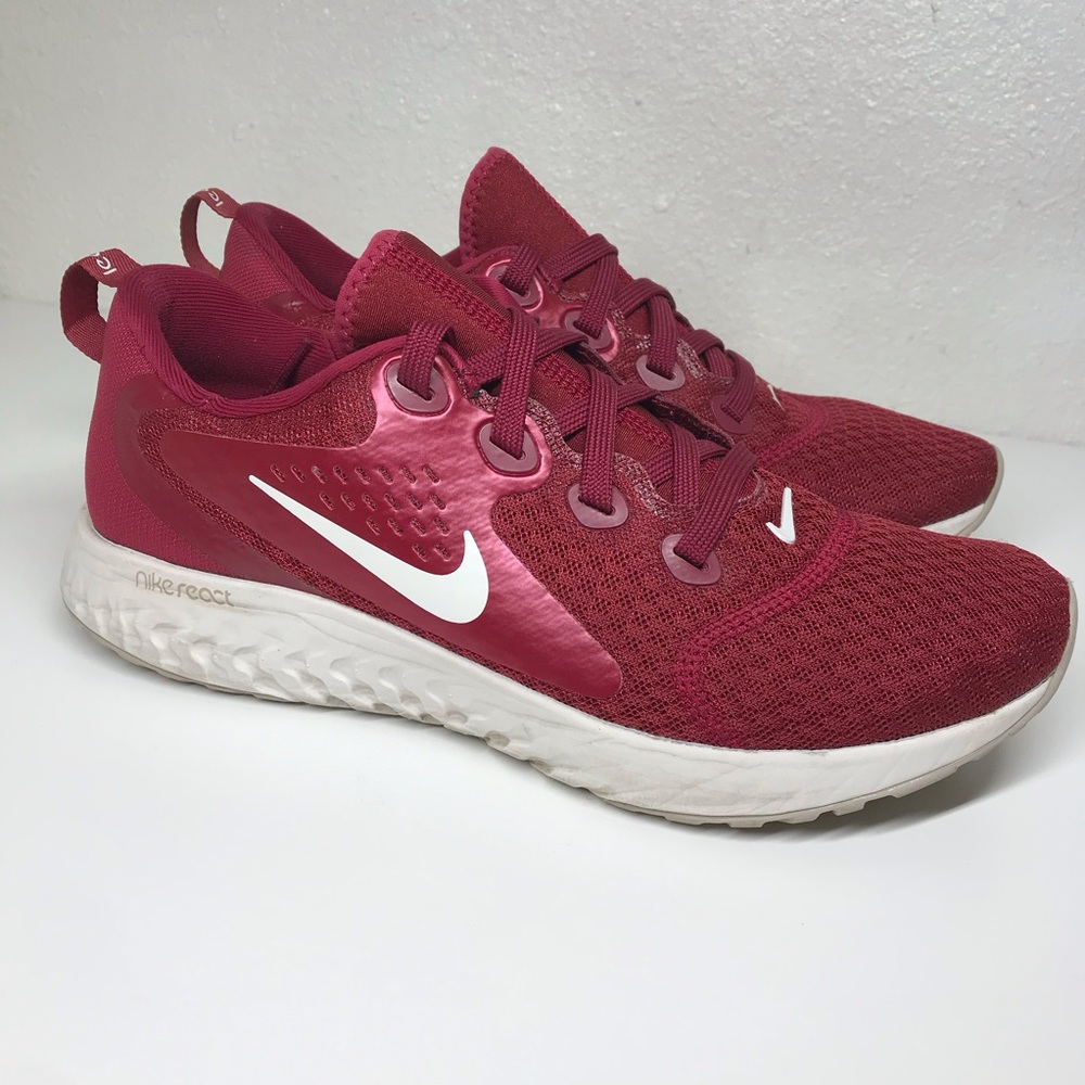 Nike Legend React Red Crush White Women's
